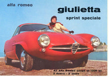 Load image into Gallery viewer, Giulietta 750 and 101 Series Models from 1954 to 1962