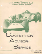 Load image into Gallery viewer, Alfa Competition Models from 1959 to 1973