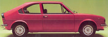 Load image into Gallery viewer, Alfasud Models from 1972 to 1988