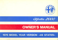Load image into Gallery viewer, Alfetta GT, GTV, and Sedan Models from 1972 to 1985