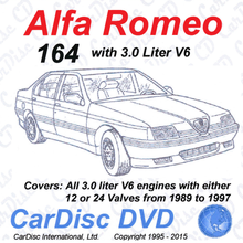 Load image into Gallery viewer, Alfa 164 3.0 Liter V6 Models from 1989 to 1997
