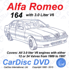 Load image into Gallery viewer, Alfa 164 3.0 Liter V6 Models from 1989 to 1997