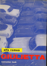 Load image into Gallery viewer, Giulietta 750 and 101 Series Models from 1954 to 1962

