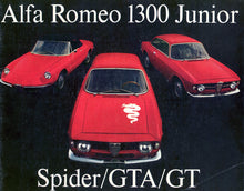 Load image into Gallery viewer, GT Junior 1300 and 1600 Models from 1966 to 1975
