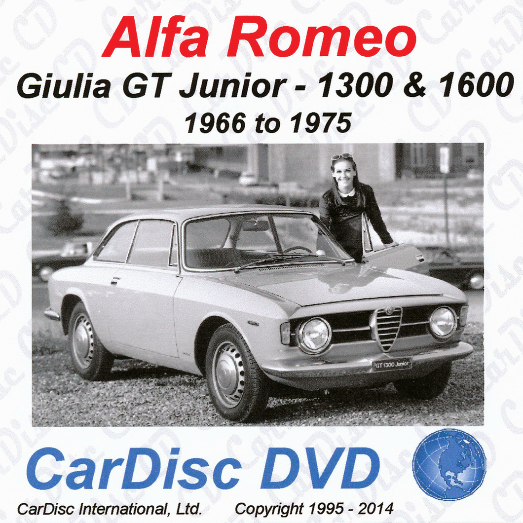 GT Junior 1300 and 1600 Models from 1966 to 1975