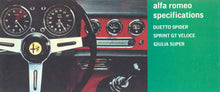 Load image into Gallery viewer, Spider Series 1 Models from 1966 to 1969
