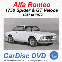 Load image into Gallery viewer, 1750 Spider and GTV Models from 1967 to 1972
