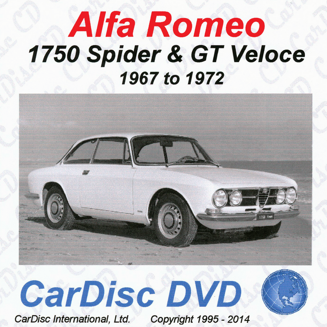 1750 Spider and GTV Models from 1967 to 1972