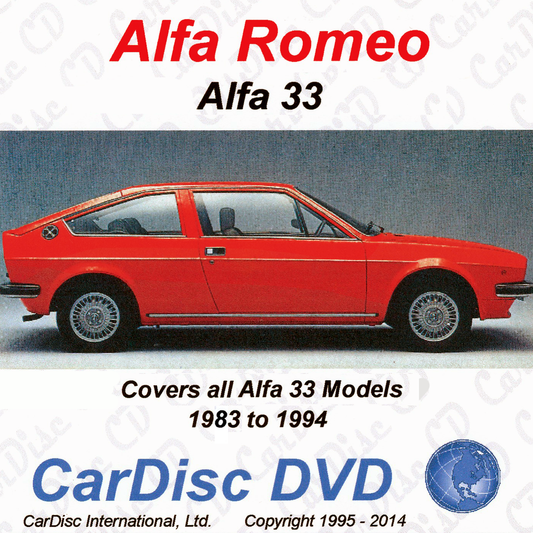 Alfa 33 Models from 1983 to 1994